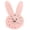Pink, variant on Naierhg Nordic Cute Rabbit Wooden Mute Wall Clock Bedroom Kids Room Home Decoration White