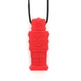 thumbnail image 3 of Collar de masticar mordedor de silicona con forma de robot de silicona, mejor para morder, dentición, lactancia infantil o ni?o con necesidades especiales, reducir la mordedura de mordedura(rojo) Amonsee No, 3 of 6
