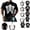 Beige, variant on Clossjun Mens Halloween T Shirts Skeleton Chest Print Crew Neck Shirts Short Sleeve Fun Blouses Fashion Party Fit Tops For Halloween Black L