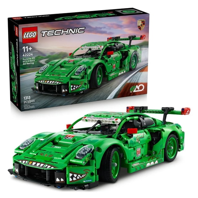 Set LEGO Technic Auto Porsche 911 GT3 R REXY AO Racing 42224