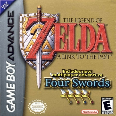 Legend of Zelda: A Link to the Past and Four Swords Game Boy Advance Game Cartridge for GBA/GBASP/NDS/IDS/NDSL/IDSL