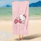 thumbnail image 4 of Sanrio Hello Kitty-toallas de microfibra de secado rápido para hombres y mujeres, grandes, suaves y respetuosas con la piel, lindas toallas de baño para playa, regalo para niños y niñas, 4 of 6
