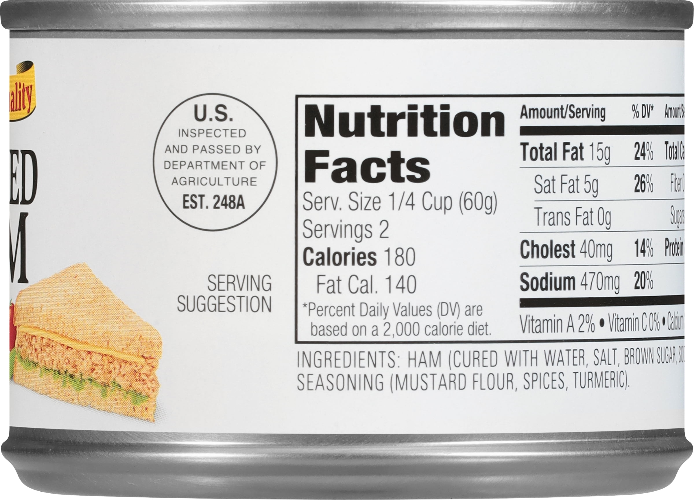 Underwood Deviled Ham Spread, Shelf-Stable, 4.25 oz Can