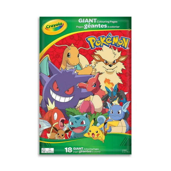 Crayola Giant Colouring Pages, Pokémon