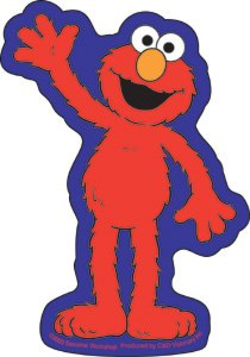 Sesame Street Children's TV Show Sticker Elmo Waving