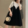 thumbnail image 5 of Youmylove Women Maternity Dress Leisure Short Sleeve MIDI Style Maternity Dresses Photoshoot Baby Shower Pregnancy Clothes, 5 of 9