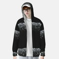thumbnail image 2 of Kdxio Silver Glitter1 Print Women Men Sun Protection UPF 50+ Jackets Zip Up Long Sleeve Hoodie Hiking Lightweight with Pockets, 2 of 7