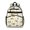 Excavator and Star White Pattern-1, variant on Excavator and Star White Pattern Cute School Backpack Bag for School with Padded Back and Adjustable Shoulder Straps 15.25"x11.5"x5.25"