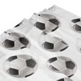 Fabric Shower Curtains for Bathroom football soccer ball cute 60x72In