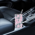 thumbnail image 6 of Tropical Plant Leaf Tumbler with Lid and Straw，20oz Insulated Tropical Plant Leaf Skinny Tumblers Stainless Steel Water Bottle Travel Mug Wine Cups Gifts for Women, 6 of 6