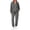 Dark Gray #678, variant on Women's 2 Piece Tracksuit Set Zip Up Hoodie and Jogger Sweatpants, Casual Fall Lounge Travel Outfit with Drawstring Hood Front Pockets Sweatsuit, M