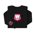 thumbnail image 1 of Pop cazadora para niña Boys Girls Fashion Round-Neck Sweatshirt Streetwear Soft Comfortable Long Sleeve Hoodie for Daily Wear Spring Fall Winter （Black）, 1 of 2