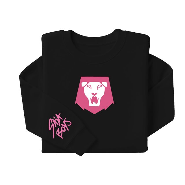 Pop cazadora para niña Boys Girls Fashion Round-Neck Sweatshirt Streetwear Soft Comfortable Long Sleeve Hoodie for Daily Wear Spring Fall Winter (Black)