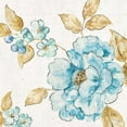 thumbnail image 3 of Pela 15x15 Black Modern Framed Museum Art Print Titled - Blue Blossom III, 3 of 5