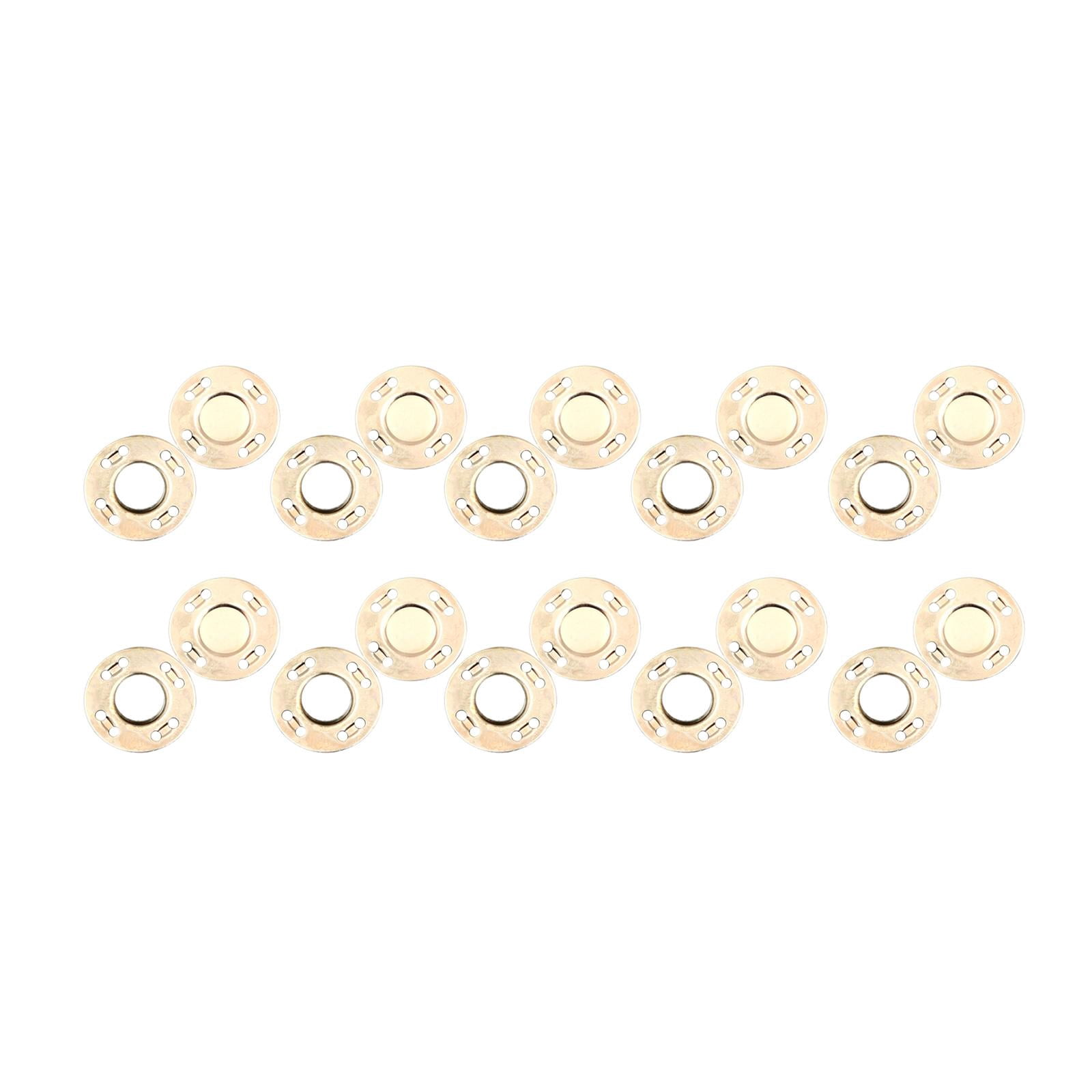 FVDPWYE 20 Pairs Button Clasps Snaps Alloy Knitting Quilting Sewing Pants Jean Coats