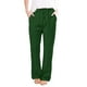 thumbnail image 3 of WILLBEST Pantalones Casuales elegantes para Mujer: Pantalones Largos de Cintura Elástica con Bolsillos Sueltos de Color Liso XXXL, 3 of 6