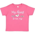 thumbnail image 3 of Inktastic My Aunt Loves Me- Heart Boys or Girls Baby T-Shirt, 3 of 5