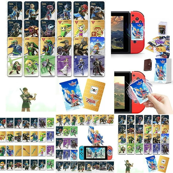 25/28 Pcs Mini The Legend Of Zelda Breath Of The Wild On Nintendo Switch Amiibo Nfc Cards