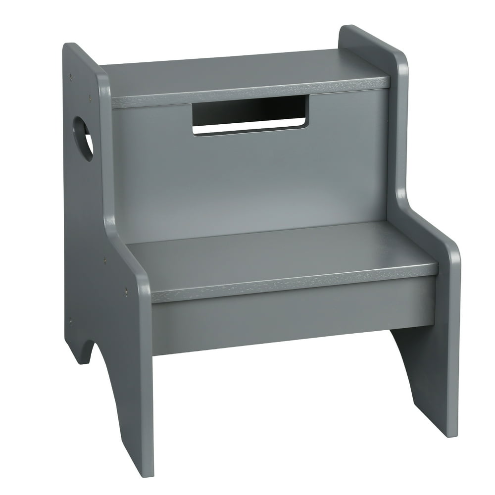 Two Step Stool Gray