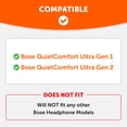 thumbnail image 2 of Cubiertas para Almohadillas WC SweatZ QC Ultra para Bose QuietComfort, 2 of 8