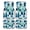 Ocean Tile Mosaic‘’, variant on 4-Piece Car Floor Mats Set, Ocean Waves Crashing Crystal Velvet Automotive Front & Rear Floor Liners, Universal Fit for Car, Truck, SUV
