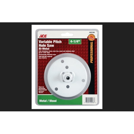 UPC: 0082901255383 | Ace 4-1/4 in. Dia. Bi-Metal Variable Pitch Hole Saw