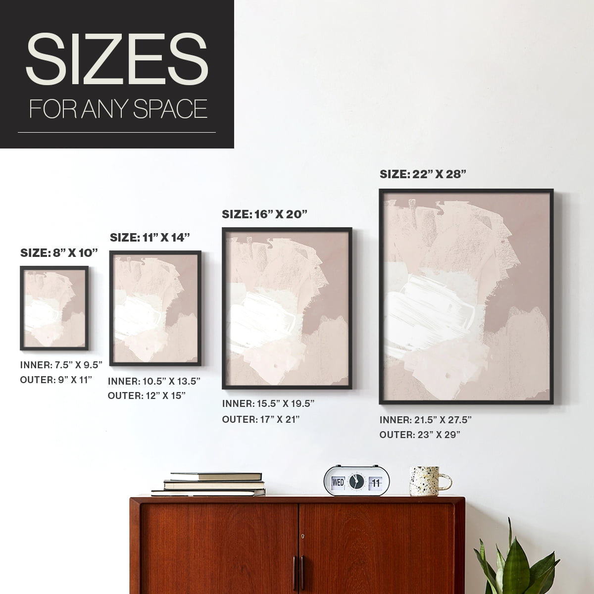 Cloud Slate I in Paper Solid Wood 22 x 28 Framed Print