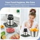 thumbnail image 4 of Picadora de carne Food Processor Ganiza de 2 velocidades, 2 x 8 tazas, 4 of 8
