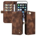 thumbnail image 5 of Nalacover For iPhone 7 Plus/8 Plus Wallet case 【RFID Blocking】【Slide Pocket Slot】,Credit Card Holder Flip Folio Book PU Leather Protective Cover Women Men For iPhone 7 Plus/8 Plus, brown, 5 of 14