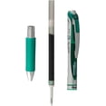 thumbnail image 4 of Bolígrafo Pentel Energel Deluxe RTX de 0,7 mm, tinta de gel líquido, color verde, 5 unidades, 4 of 7