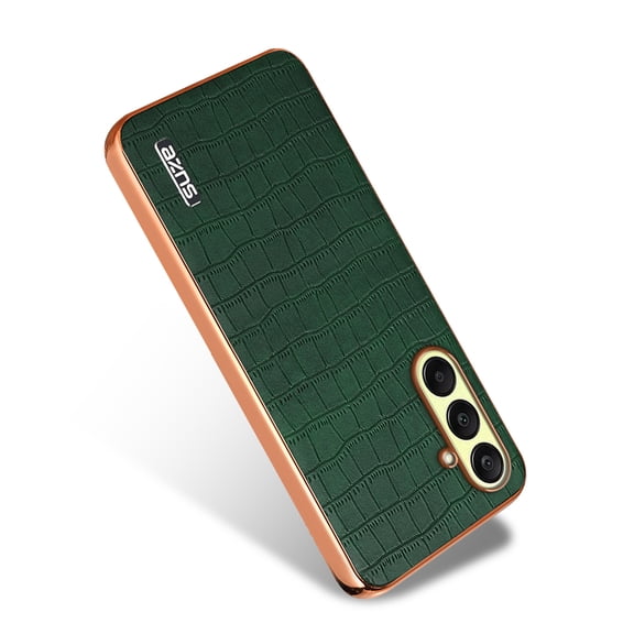 Allytechgroup Galaxy A17 5G Phone Case, Stylish Crocodile Pattern Slim Fit Shockproof Anti-Scratch Bumper Lightweight Case Cover for Samsung Galaxy A17 5G, Green