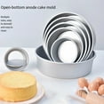 thumbnail image 4 of Round Aluminum Alloy Removable Bottom Baking Pan For Cake Making Multiple Sizes, 4 of 9