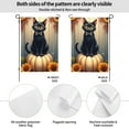 thumbnail image 2 of Autumn Black Cat On Pumpkin Garden Flag 12x18 Inch Double Sided Fall Halloween Yard Decor Outdoor House Flag Sunflower, 2 of 8