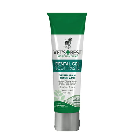 Vet’s Best Enzymatic Dog Toothpaste | Teeth Cleaning and Fresh Breath Dental Care Gel | Vet Formulated | 3.5 (Best Dog Oral Care Products)