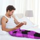 thumbnail image 5 of Balery Purple Black Buffalo Plaid Pantalones de pijama para hombre, pijama ultraligero, pantalón de descanso-3X-Large, 5 of 6