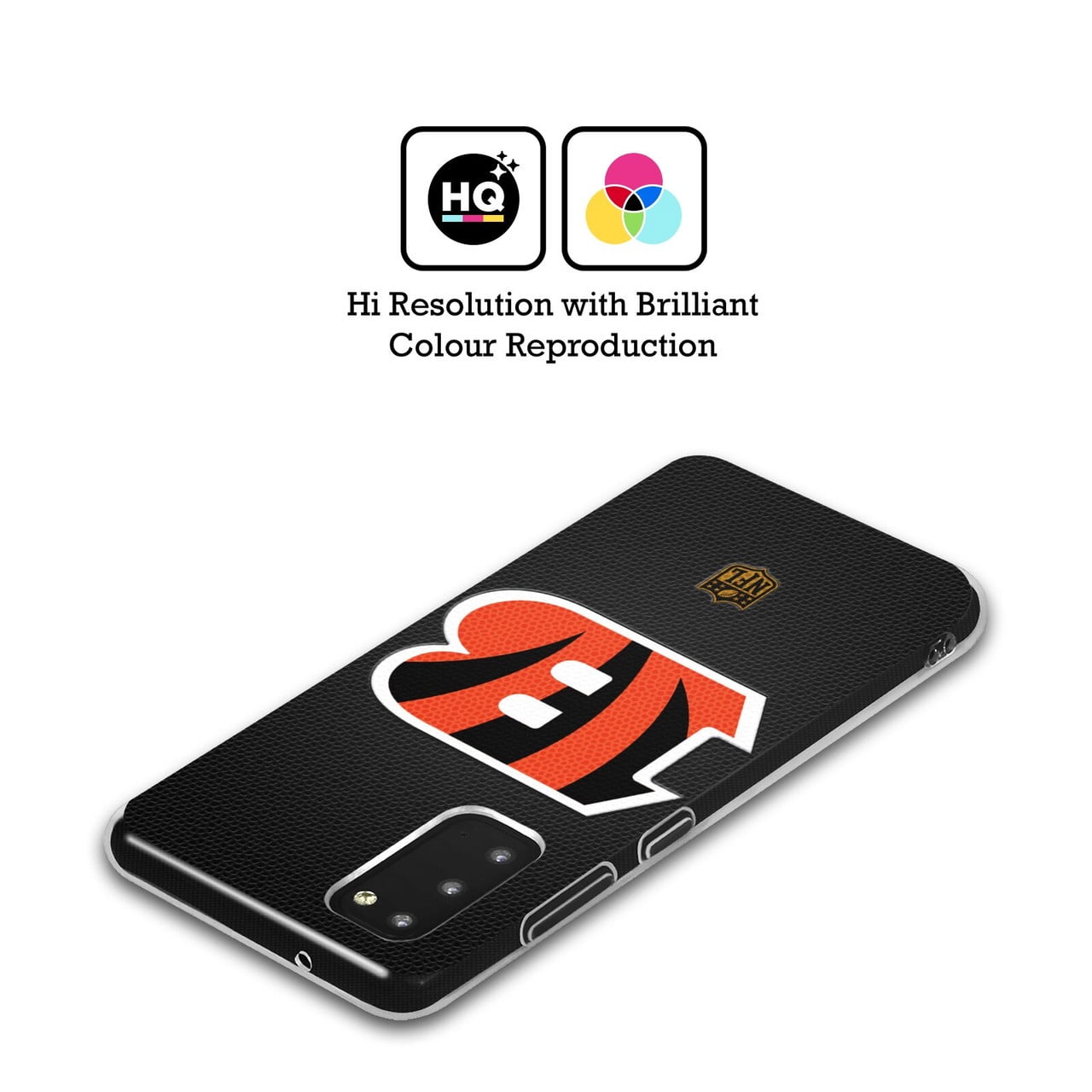 Head Case Designs NFL Cincinnati Bengals Logo Football Soft Gel Case for Samsung Galaxy S25+