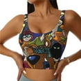 thumbnail image 2 of Lsque Scooby-Doo Printed Women'S Sports Bra, Compression, Moisture Wicking, High-Impact Sports Bra For Women,Supportive sports bra-Medium, 2 of 9