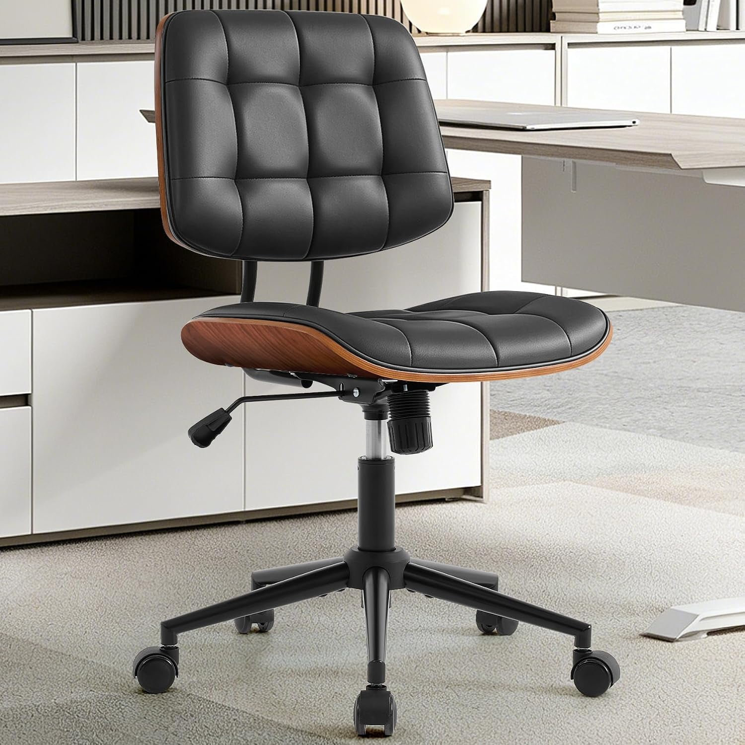 office chair no arms with product