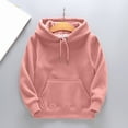 thumbnail image 2 of Byoo Hoodie for Boys Fleece Soft Hooded Sweatshirt Solid Casual Sports Hoodie Pullover Top, 2 of 3