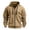 Khaki, variant on felwors Zip Up Hoodie for Men Cargo Sweatshirt Military Tactical Jacket Vintage Workout Running Active Hoodies with Pockets Blue for Size S