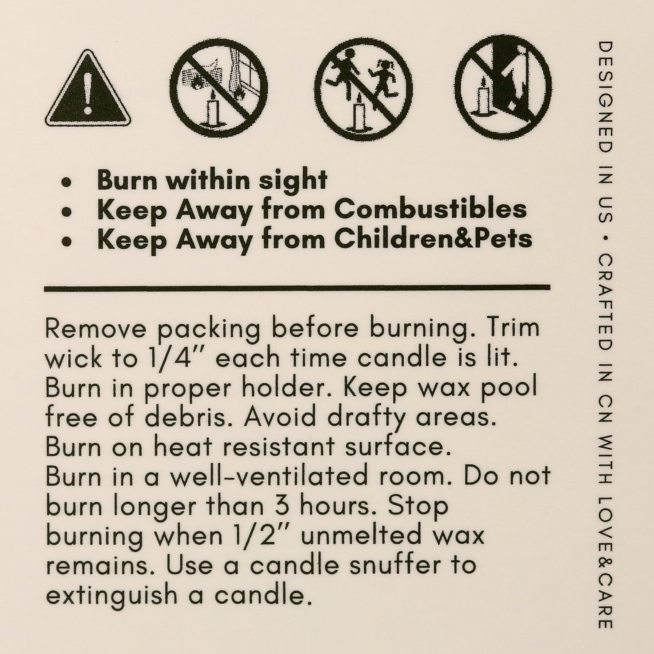 Candle Warning Label Template v2