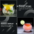thumbnail image 4 of Houderco Cocktail Glass High Borosilicate Transparent 1Set 4.1x4.1x3.8in, 4 of 6