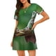 thumbnail image 1 of Fotbe Australian White Tree Frog Sitting on Branch Bata de Dormir para Mujer con Estampado, Camisón de Algodón de Manga Corta, Ropa de Dormir Casual, 1 of 6