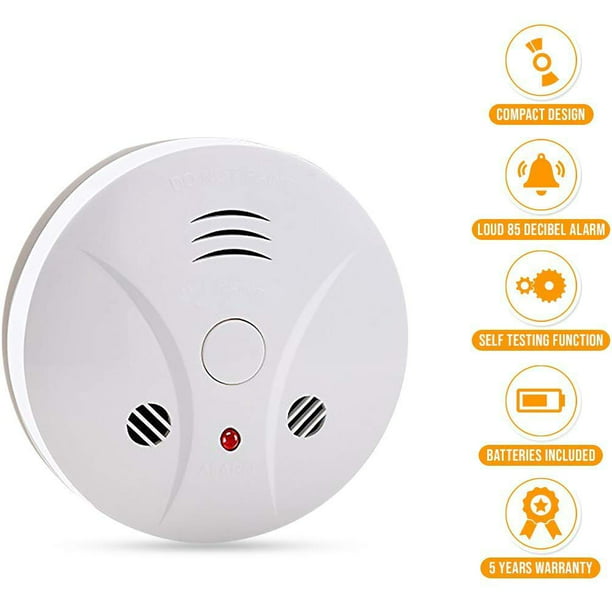 Battery Operated Wireless Carbon Monoxide and Smoke ...