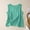 A1 Mint Green, variant on Sleeveless Tops for Women Solid Color T Shirts Basic Tees Loose Fit Comfy Lounge Wear Crew Neck Tops Cute Spring Summer Tops for Women 2026 Summer Gauze Shirt Peasant Boho Clothes Purple XXL