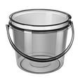 thumbnail image 3 of Cubo de agua con tapa Cubo de baño Cubo de limpieza Cubo de agua pequeño Gris, 3 of 9