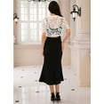 thumbnail image 4 of DARING DIVA Short Sleeve Lace Shrug XL White, 4 of 6
