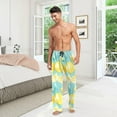 thumbnail image 7 of FREEAMG Lemon Cotton Pajama Pant for Men, Super Soft Lightweight Lounge Pajama Bottoms Drawstring Sleepwear Pant with 2 Pockets, 7 of 7