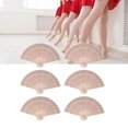 thumbnail image 4 of Fan de Abanico Plegable, Decoración de Los Fanós de los Mano de Madera de Estilo Chino Hueco para la Danza para la Boda, 4 of 7