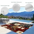 thumbnail image 3 of American Flag Outdoor Rug 5x7 Ft - Reversible Patio Rug Outdoor Camping Rugs, Texas Star Farmhouse Sunflowers Blue Red Washable Indoor Outdoor Area Rugs, Non-Slip Outdoor Carpet Runner for Deck/Porch, 3 of 8
